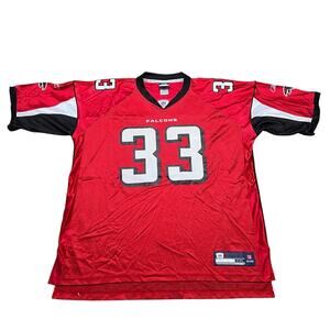 Vintage Reebok Atlanta Falcons Michael Turner 33 Jersey NFL On Field Red XXL